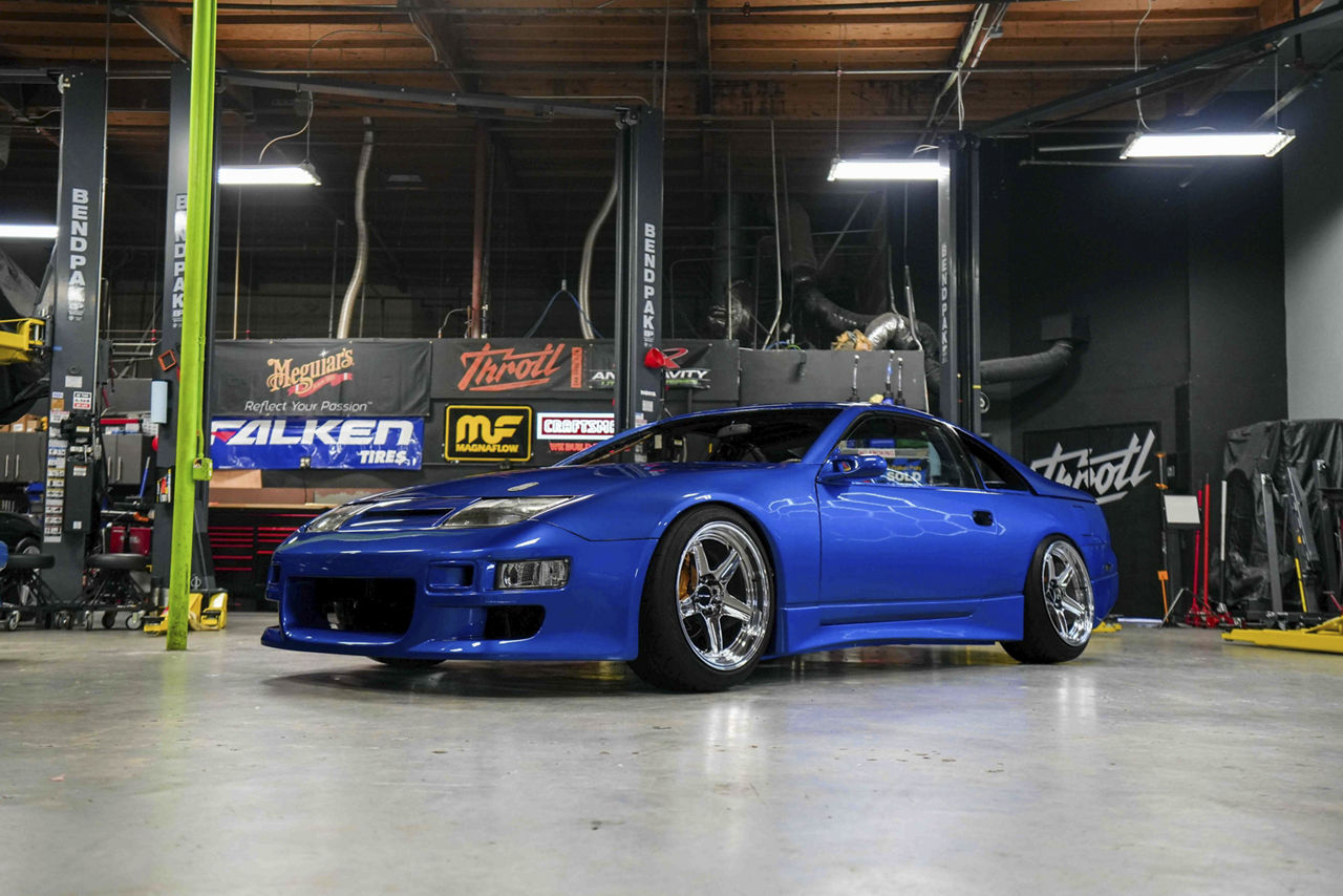 1999 Nissan 300ZX - Motegi MF420 EXO - Polished | Motegi Wheels